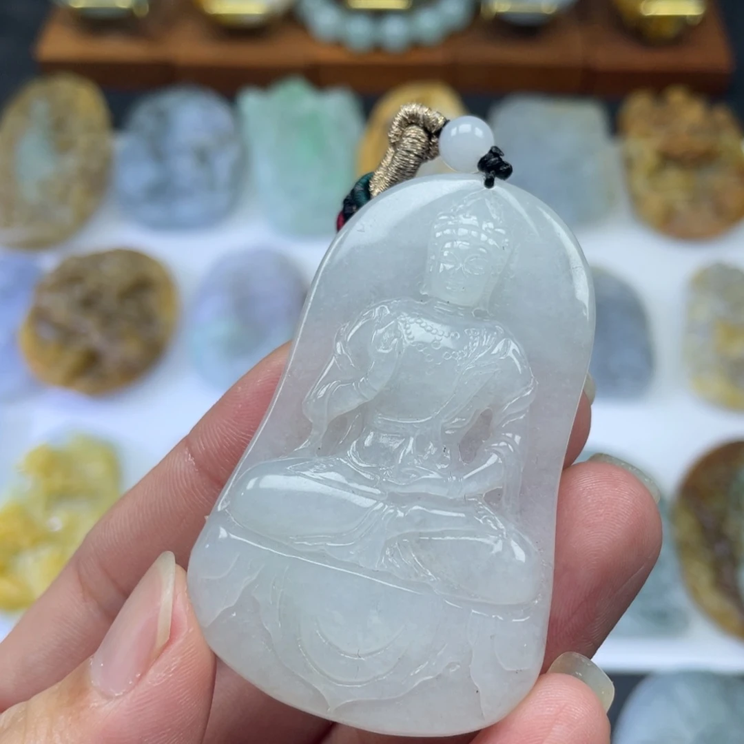 定制翡翠未镶嵌观音