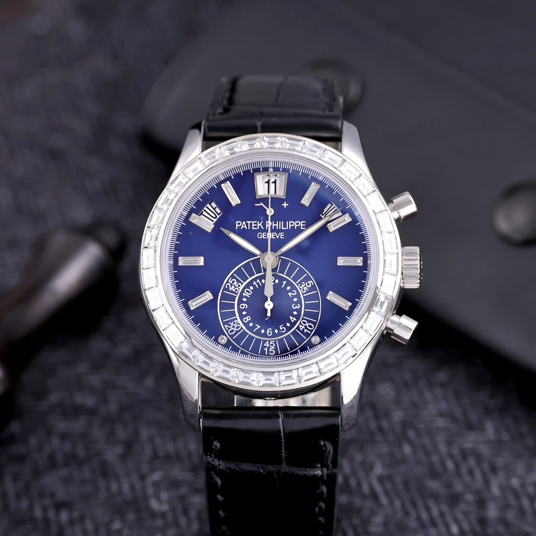 95新 Patek Philippe/百达翡丽 5960P 单表日内瓦后镶T方钻