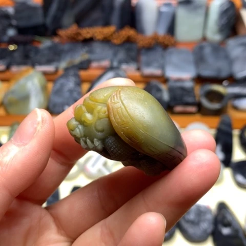和田玉吊坠(不含链)未镶嵌