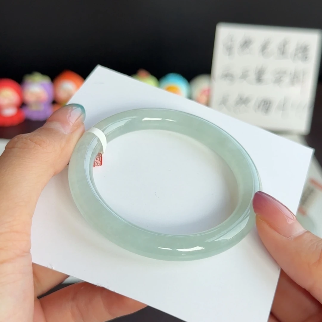 翡翠未镶嵌手镯20号 51.1