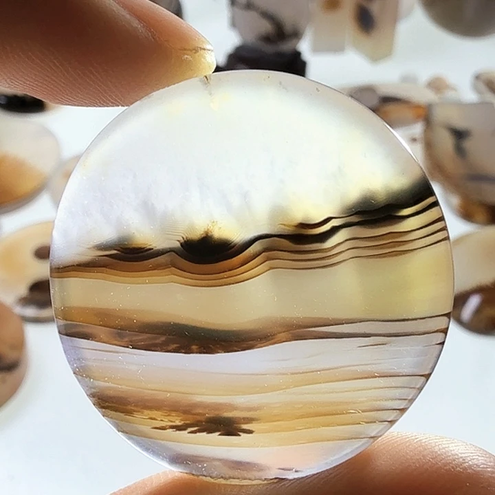未镶嵌玛瑙/玉髓珠宝半成品