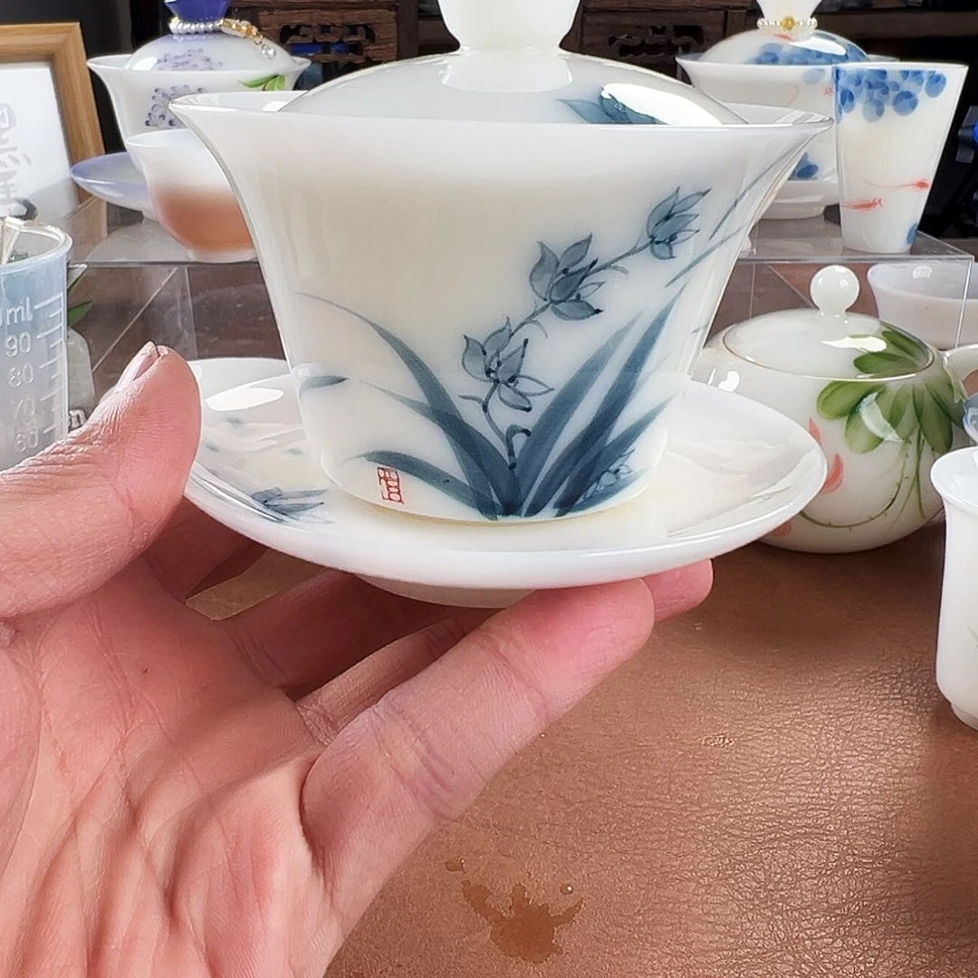 陶杯子璞玉陶瓷茶具手绘系列