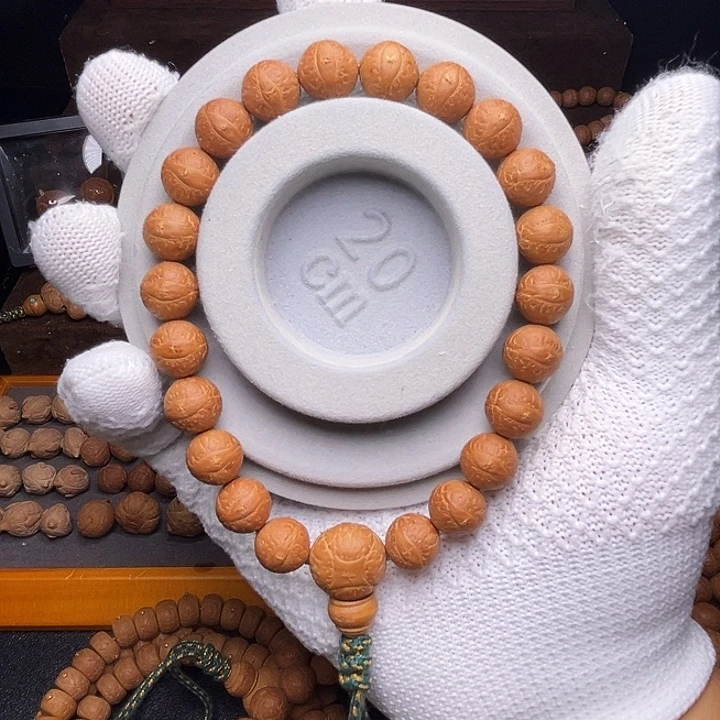 手串凤眼菩提11.5mm铁籽油红皮