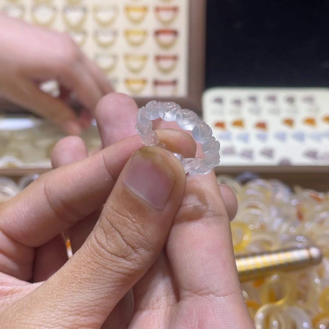 玛瑙/玉髓合金戒指63号港18