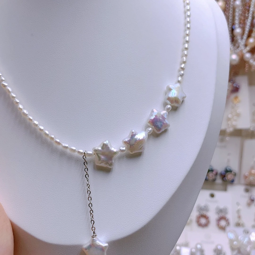 银S925镶嵌耳饰淡水珍珠