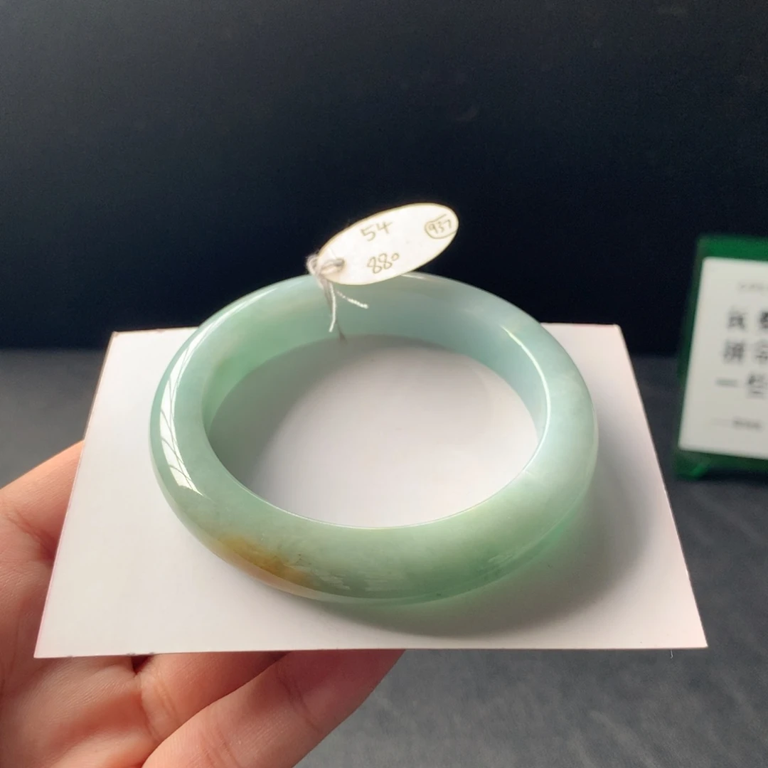 翡翠未镶嵌手镯19号54.2-11.6-9