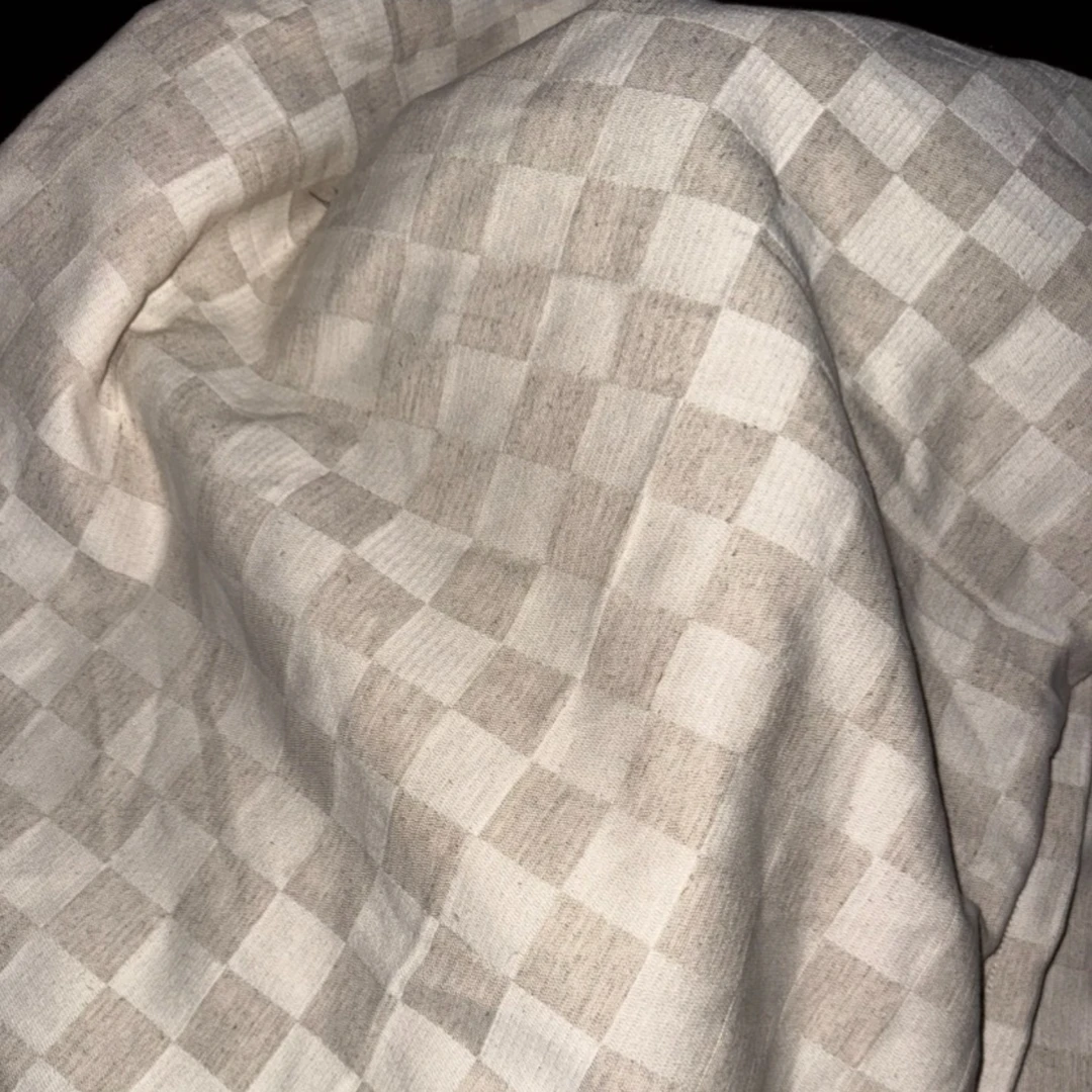 （220*240）棋盘色织格汉麻毯子床单床盖