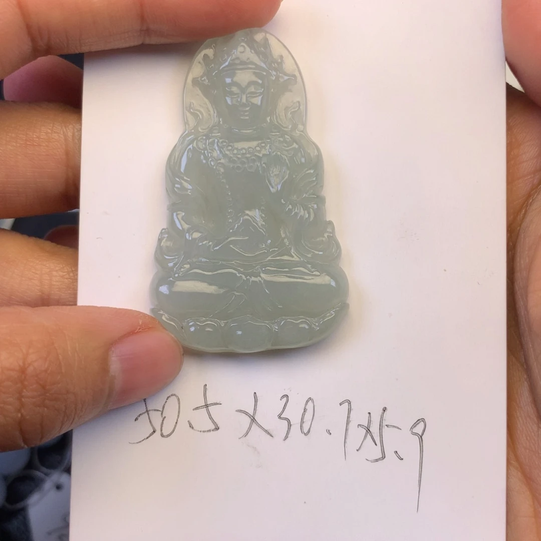 翡翠颈饰未镶嵌潮天然缅甸翡翠