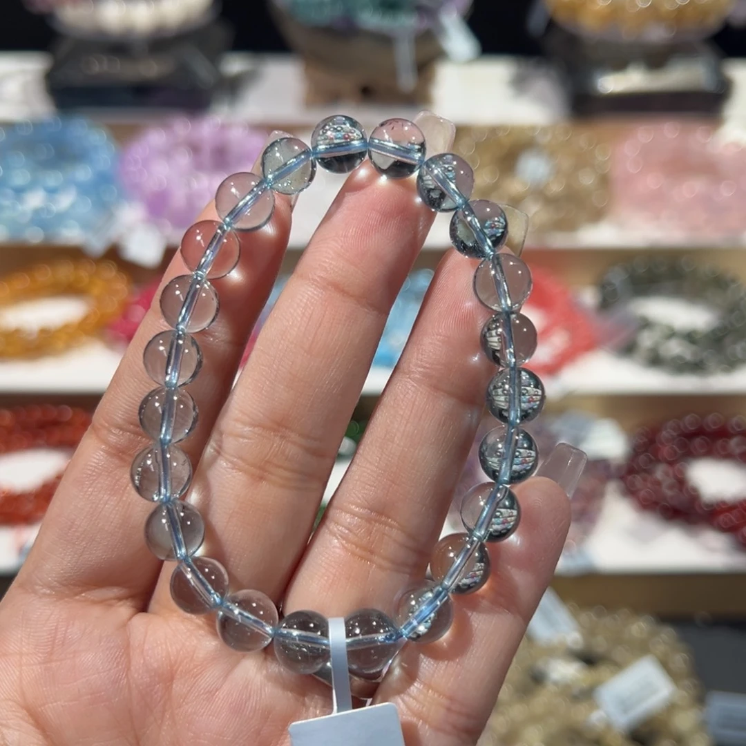 手串未镶嵌托帕石上新蓝托帕8.3mm