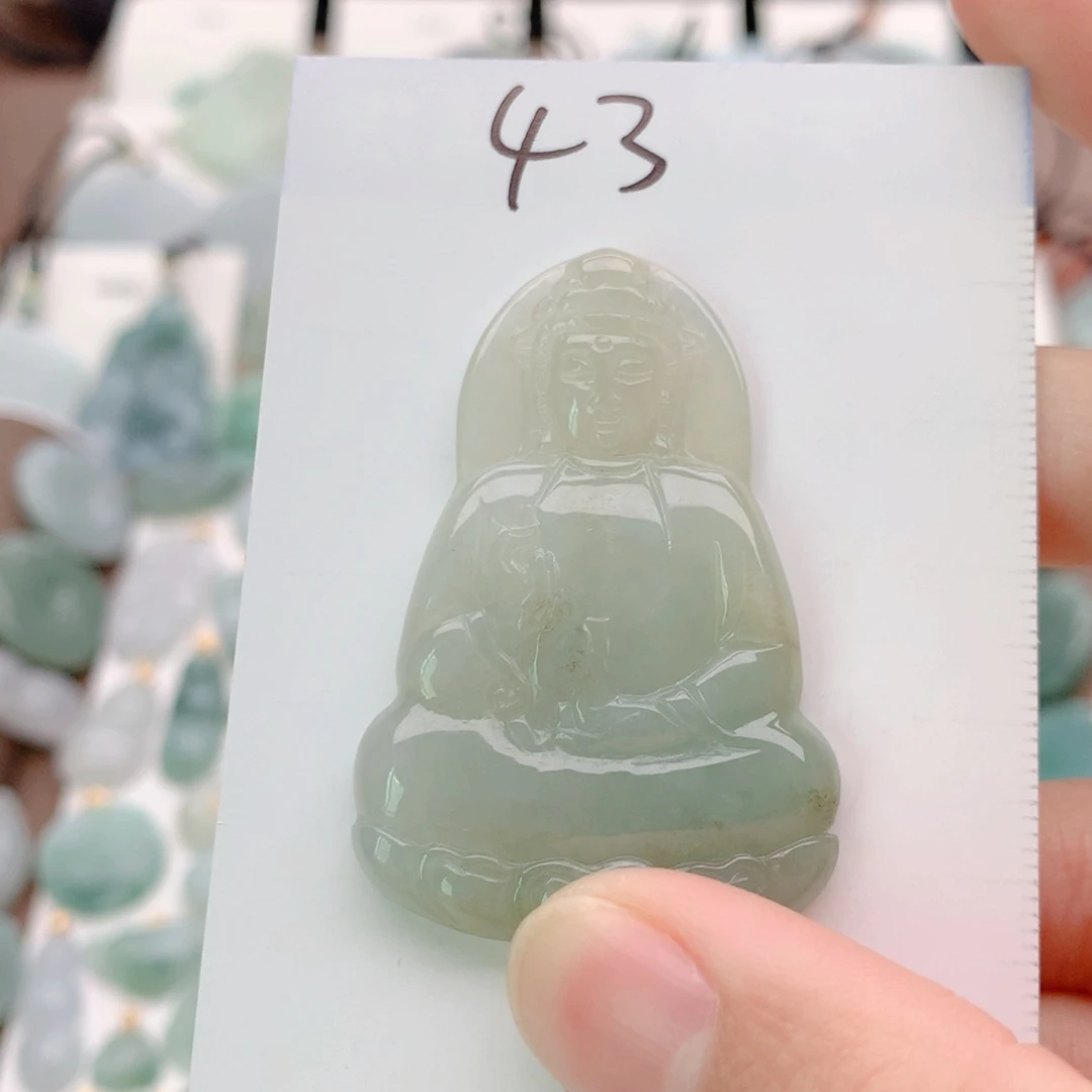 翡翠未镶嵌颈饰吊坠