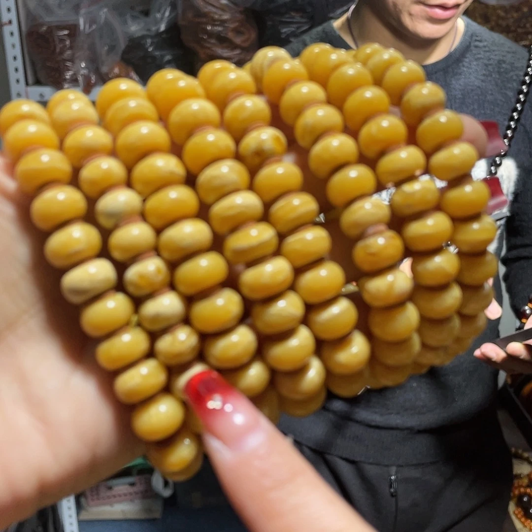 琥珀手链未镶嵌琥珀蜜蜡02