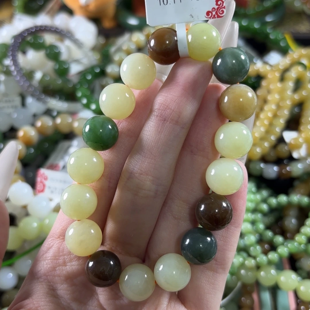 和田玉未镶嵌手链131