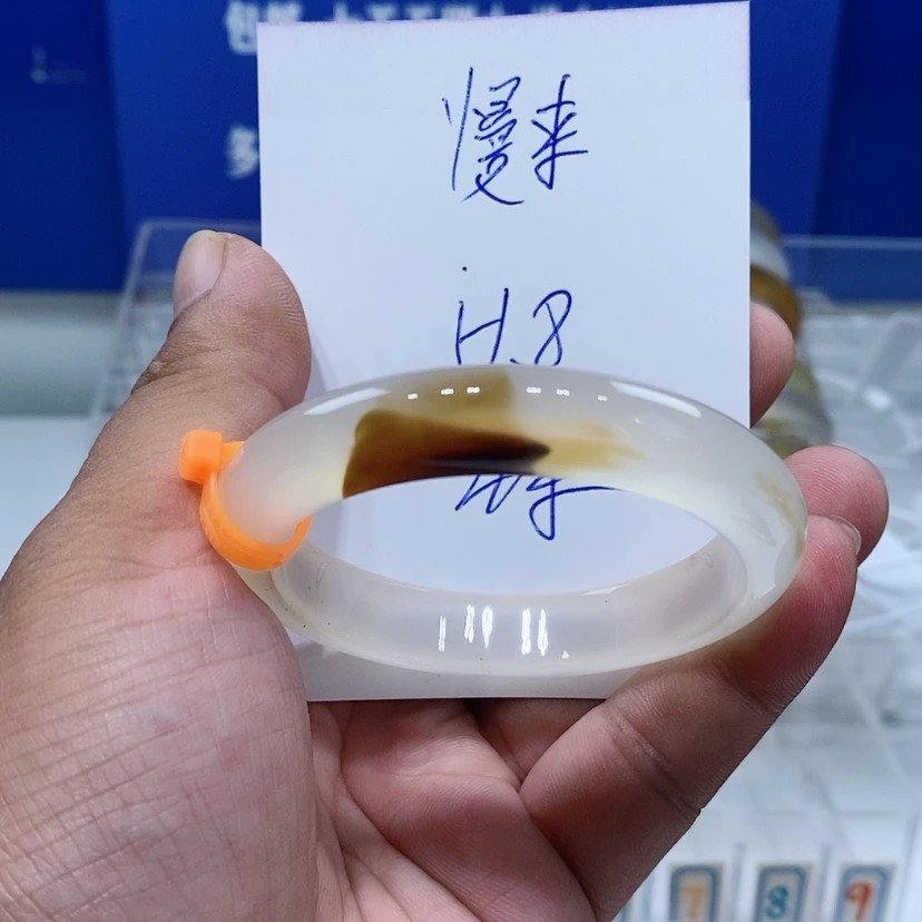 【闪购商品】玛瑙/玉髓手镯未镶嵌慢**~