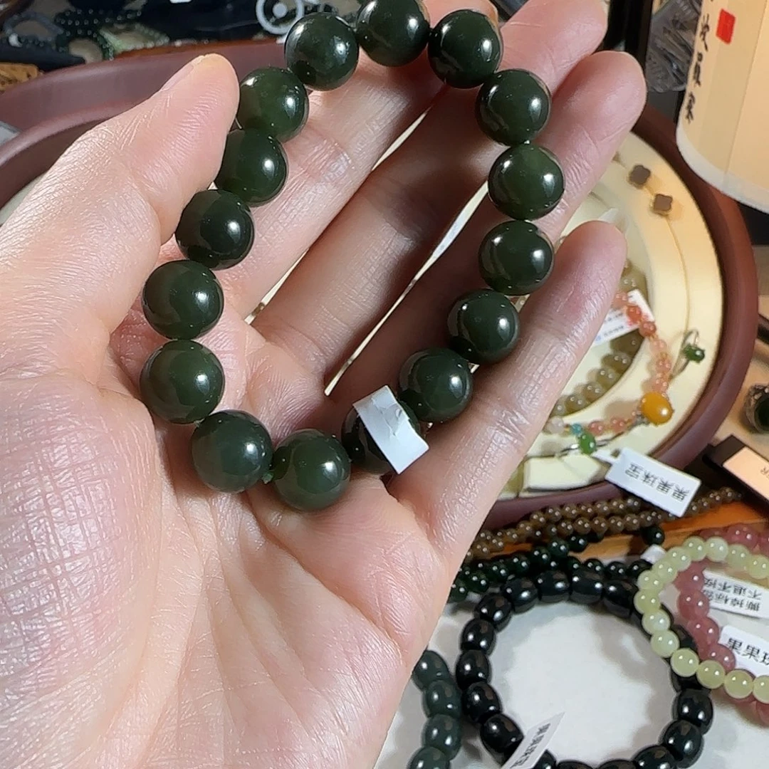 和田玉未镶嵌手链