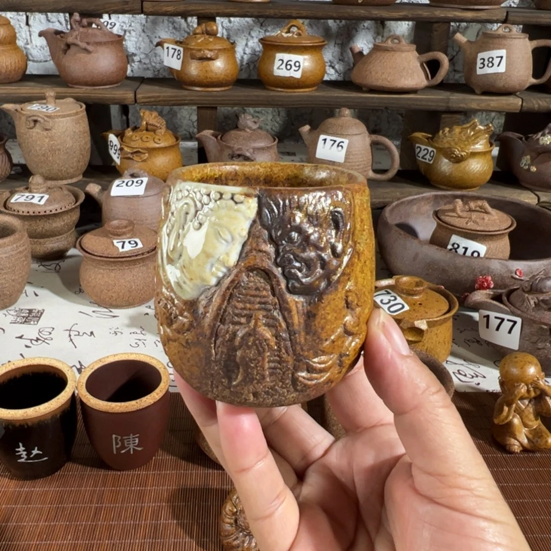 缸微瑕原谷烧高温粗瓷