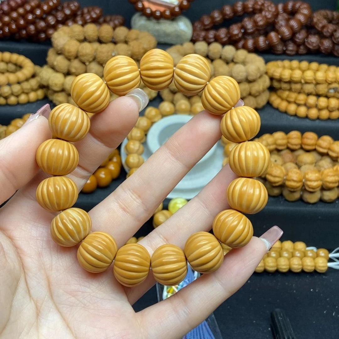 猴头核桃手串@****$瓜珠