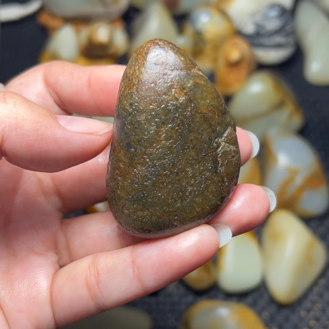 和田玉未镶嵌挂件A51