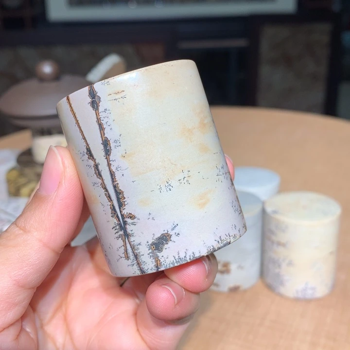 ，广西国画石摆件，收藏观赏