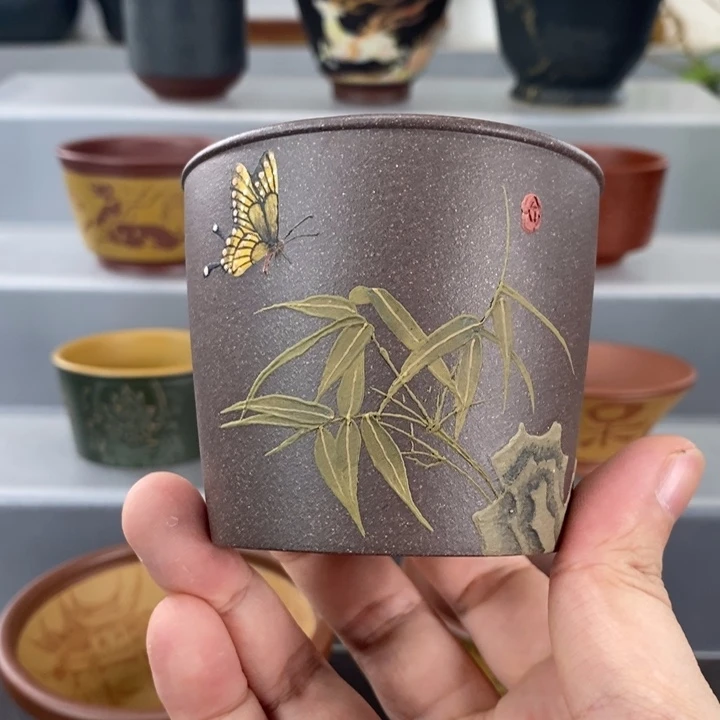 宜兴紫砂手工主人杯