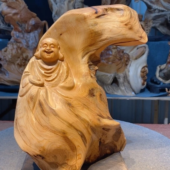 柏木（崖柏）根雕摆件