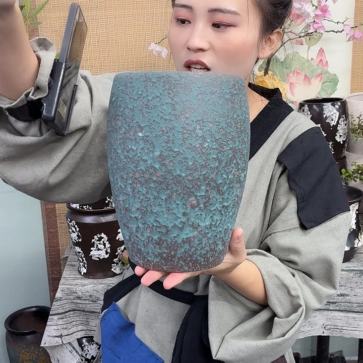 16-24 -粗陶花盆有孔