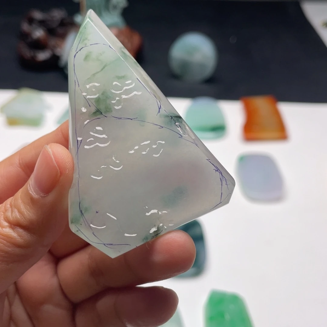 定制翡翠未镶嵌包工