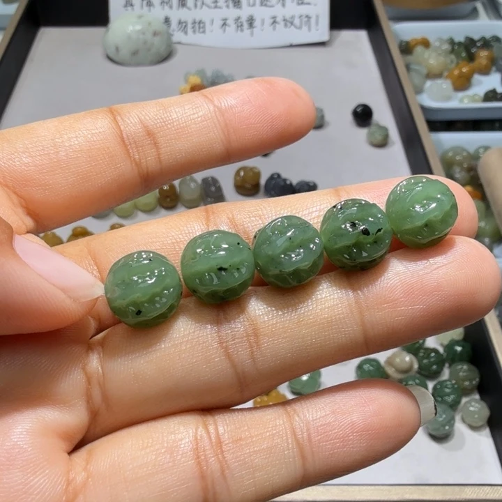 幽***紫未镶嵌和田玉珠宝半成品