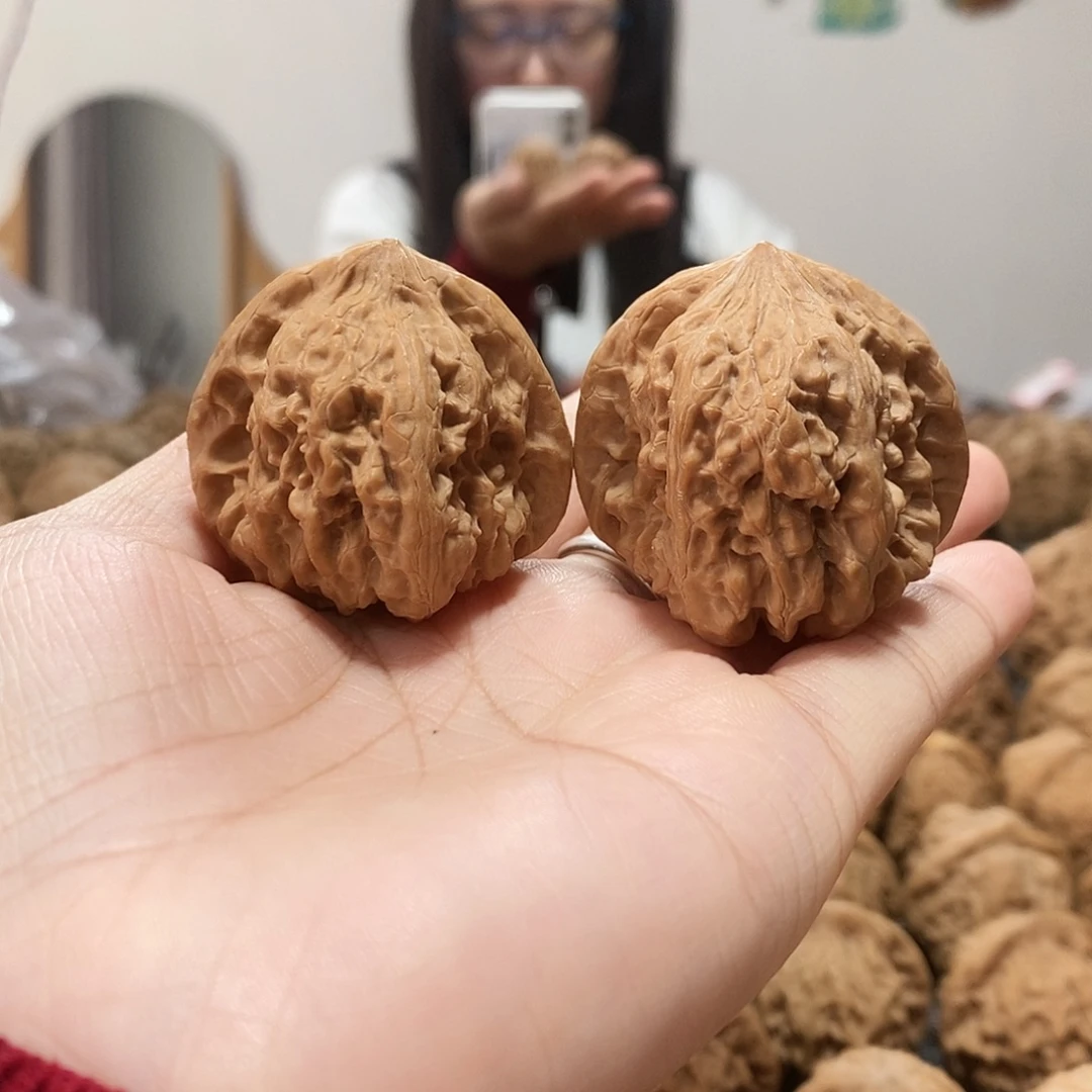 吊坠文玩核桃凹底40