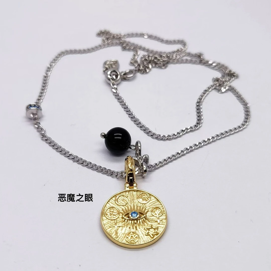 链子925银 D433  简韩 中古高品复古系列集合 吊坠耳饰等