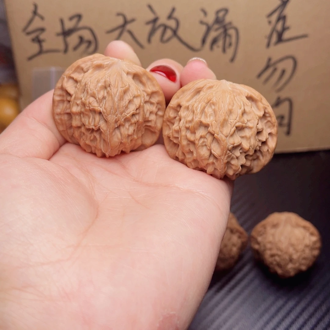 文玩核桃把件山地磨43尺