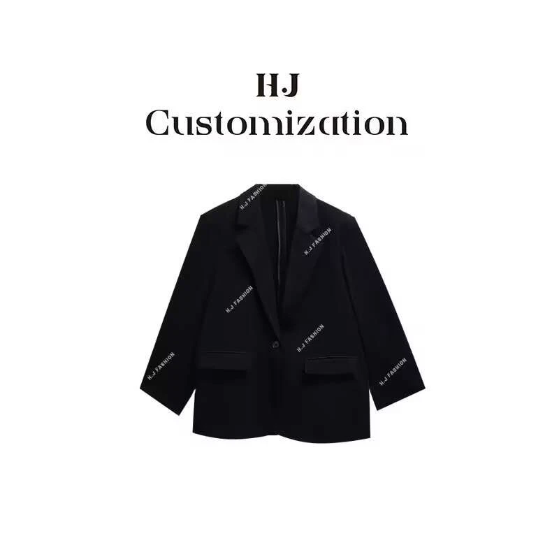 【 H·J 】“流光梦境”经典高级肌理感休闲西装外套5140