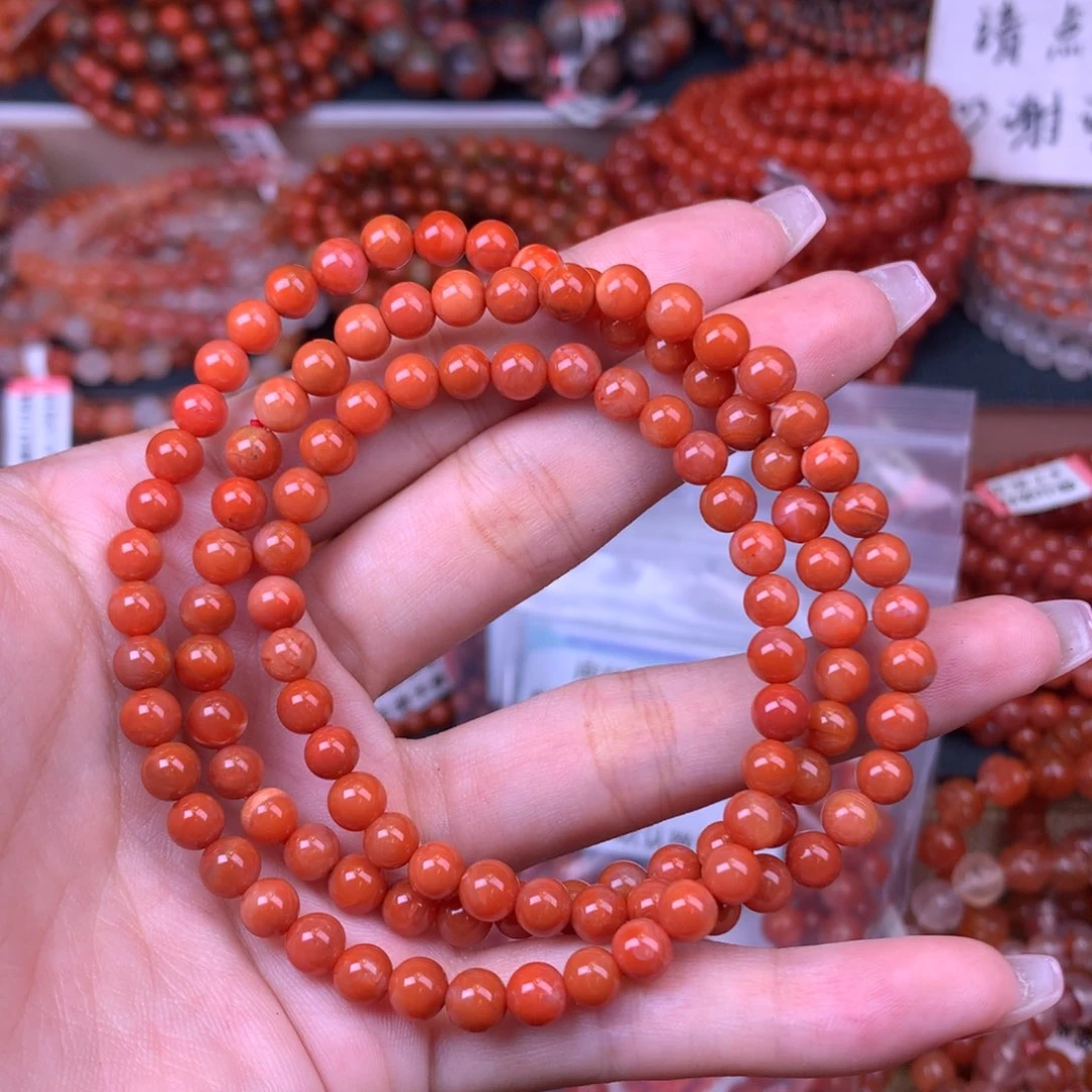 未镶嵌手链南红玛瑙卡5