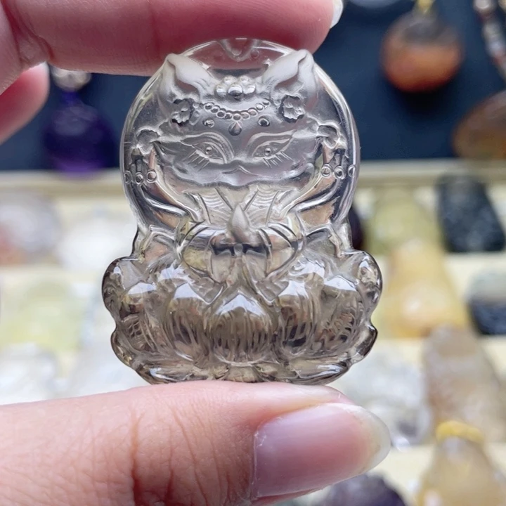 水晶未镶嵌吊坠(不含链)