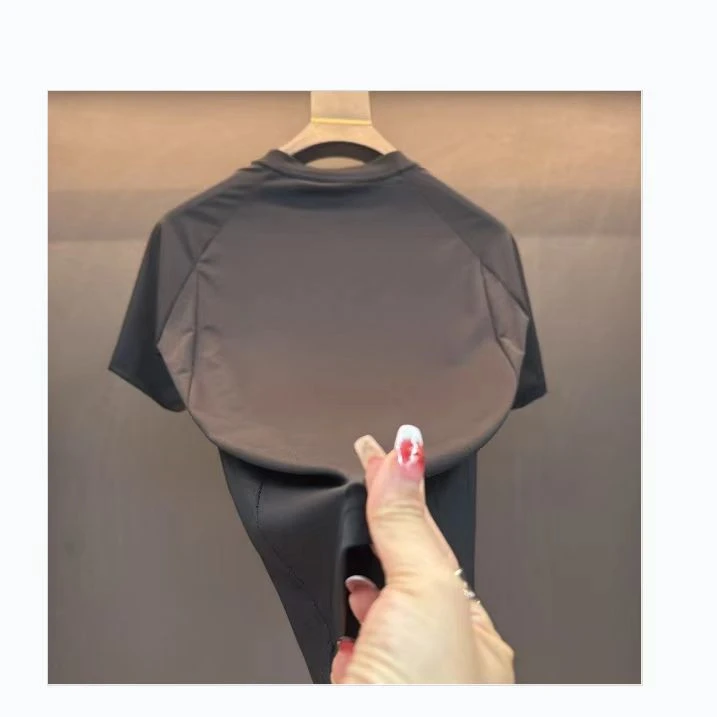 #2025高定男装T恤速干男女同款短袖高级感#