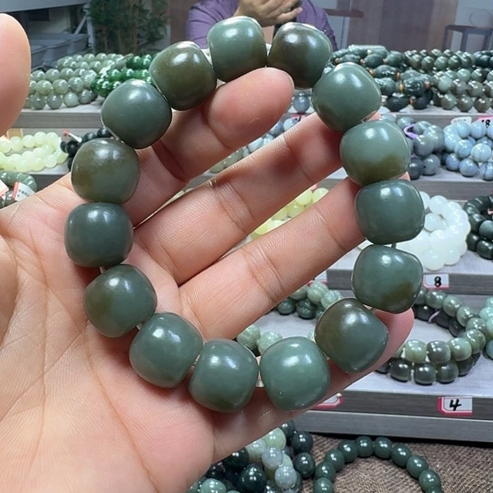 手链未镶嵌和田玉新疆且末蓝老型卡16