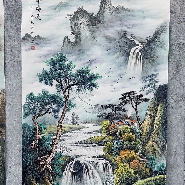 国画你**好绘画作品黄喜三画芯