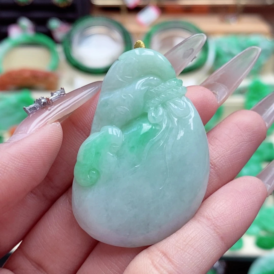 颈饰未镶嵌翡翠翡翠吊坠