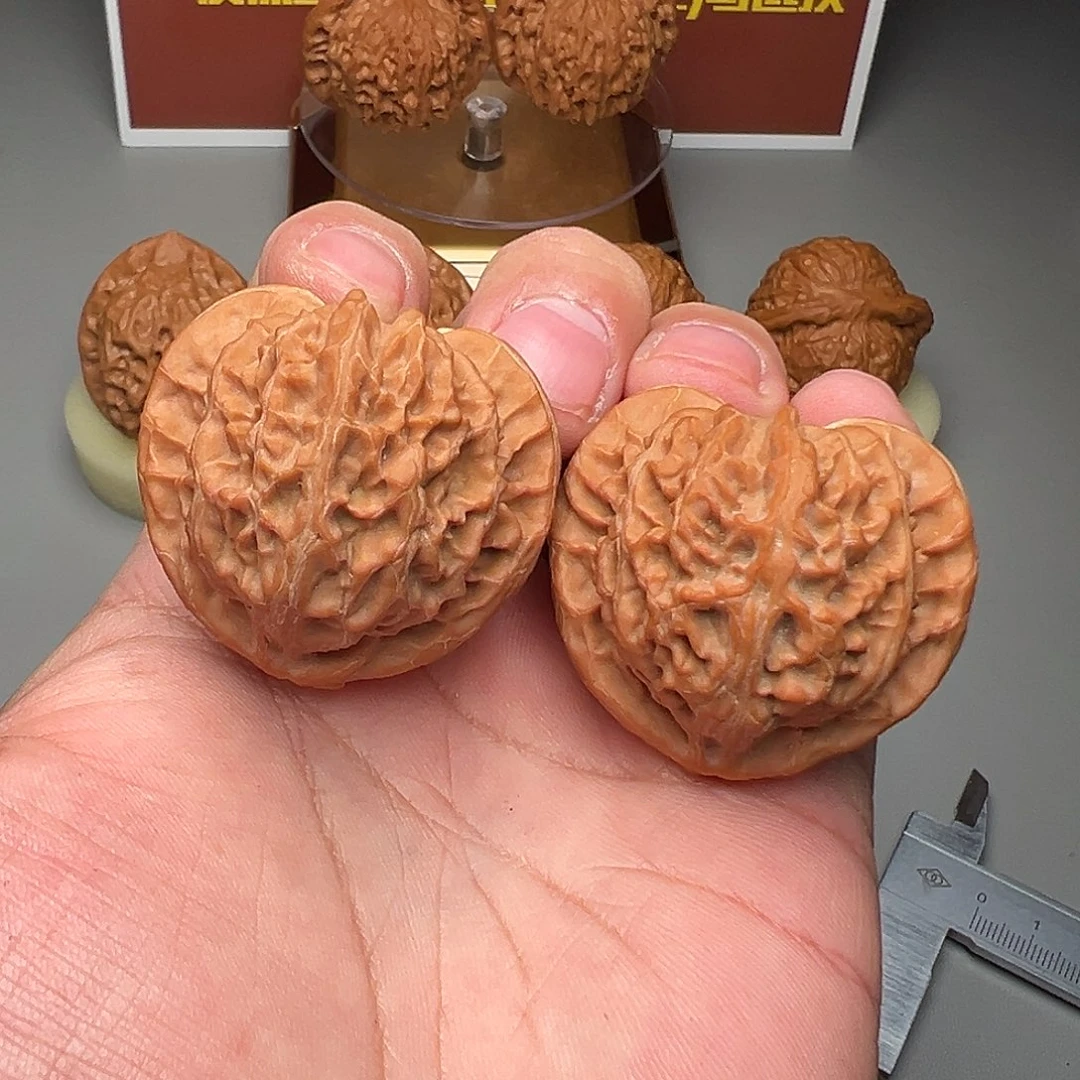 桃核把件41全品宫灯无药原装