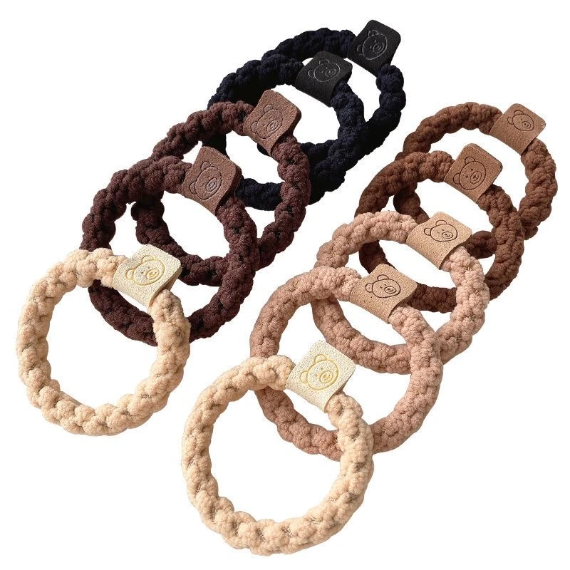 2025年夏秋新款头绳女高弹力橡皮筋耐用加粗大号发圈扎头发马皮筋