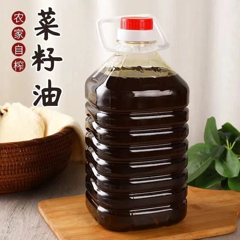 湖北农家自榨非转基因小榨香菜籽油健康食用油