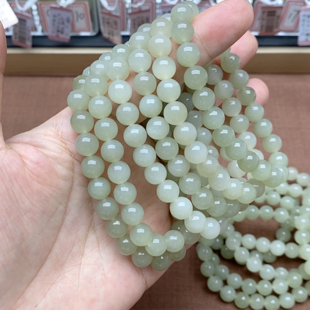 未镶嵌手串和田玉卡8