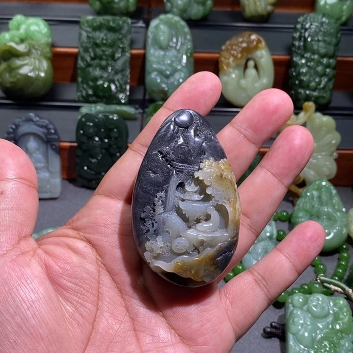 未镶嵌和田玉挂件