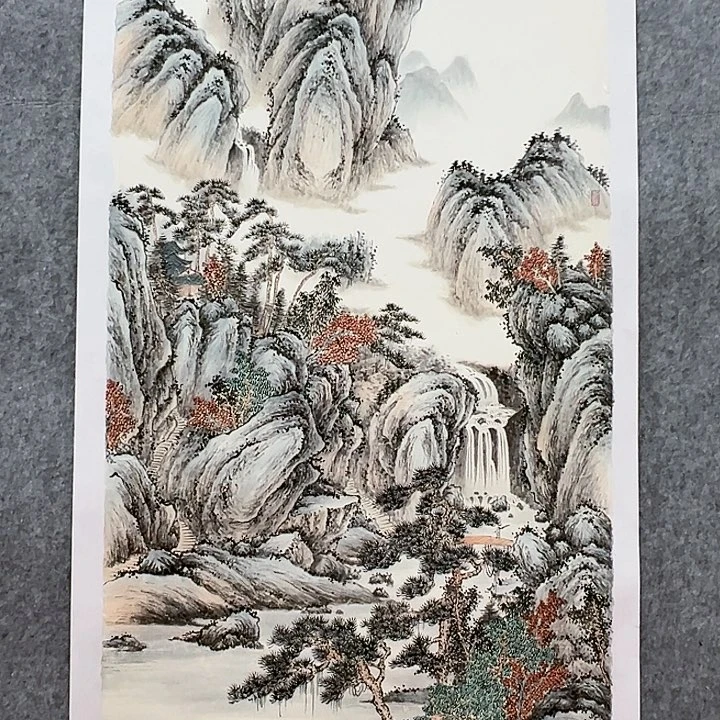 国画书画作品多次