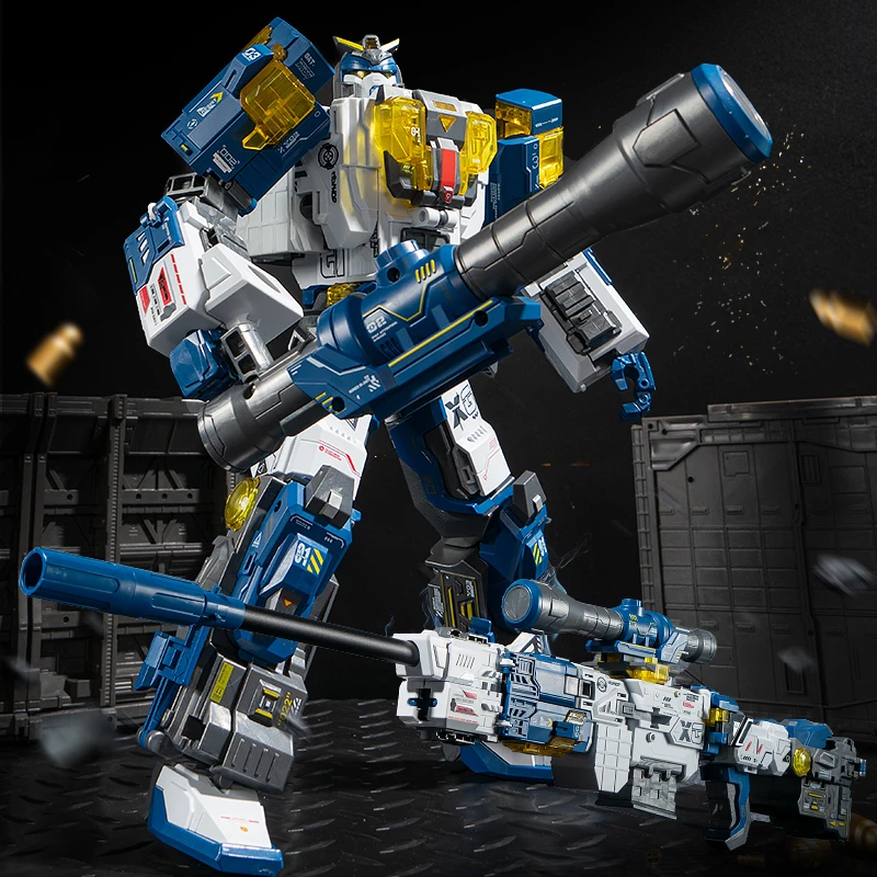 新款可发射狙击变形枪机器人金刚双形态模型男孩礼物软弹枪玩具