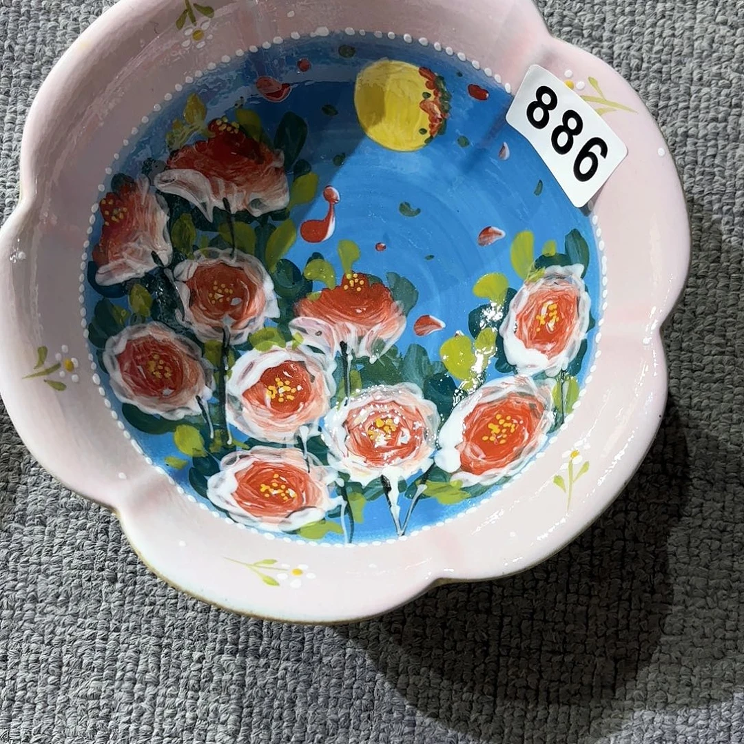 景德镇手绘高温釉下彩陶瓷茶具