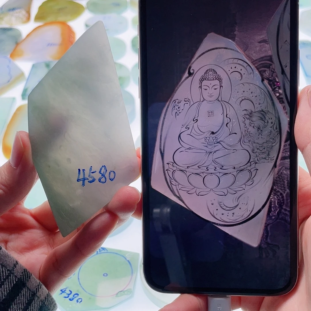 定制翡翠未镶嵌天然