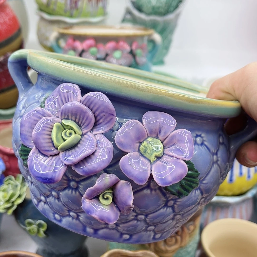 【闪购商品】陶瓷多肉绿植陶瓷花盆