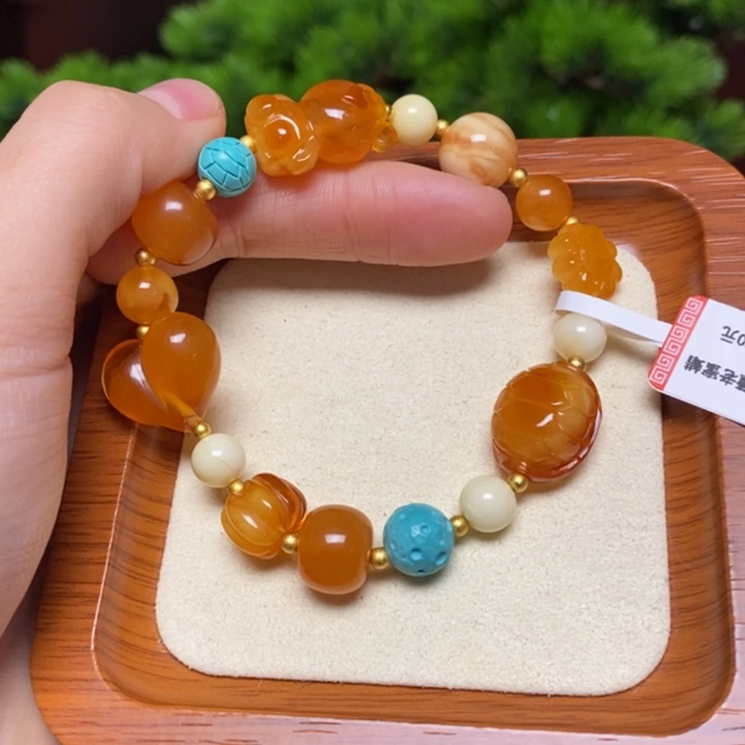 【闪购商品】手链蜜蜡未镶嵌手串