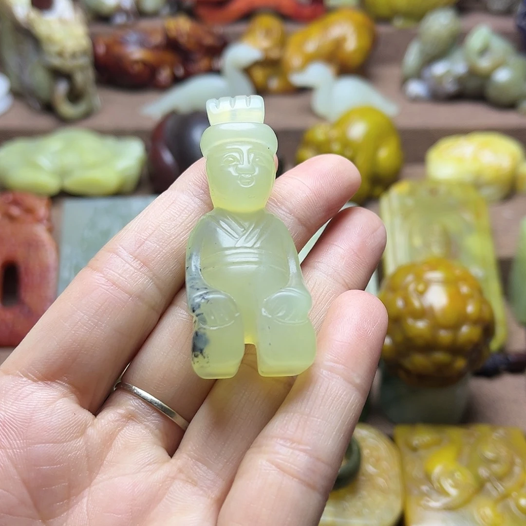 白玉菩提吊坠43。。