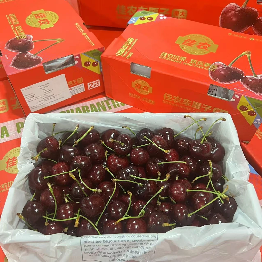 【乐鲜果园】佳农澳洲空运Lapin车厘子3J-5J樱桃4斤原装 内附果径卡